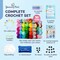 Beginner Crochet Kit for Adults – 84 Piece Amigurumi Starter Set with 50 Yarn Skeins (1,800 Yards), Ergonomic Crochet Hooks, Accessories, Storage Pouch & Instruction Book